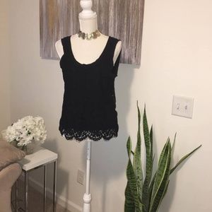 Banana Republic lacey sleeveless for women size S